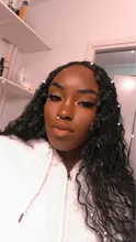 Pelucas sintéticas Afro rizadas para mujeres negras, cabello ondulado oscuro largo, resistente al calor, de media mano, para fiesta