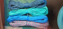 CAMPINGSKY-Cuerda de paracaídas Paracord 550 Mil Spec tipo III 7 hebras, cuerda para senderismo, tiendas de campaña, excursiones, camping, 100 pies, 200 colores