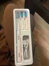 SEAGO-cepillo de dientes eléctrico recargable, compra uno y obtén uno gratis, 4 modos de viaje, con 3 cabezales, regalo