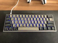 PBT Keycap Keyboard-Key-Cap Mx-Switches Cherry-Profile Gray Dolch Double-Shot Black Blue