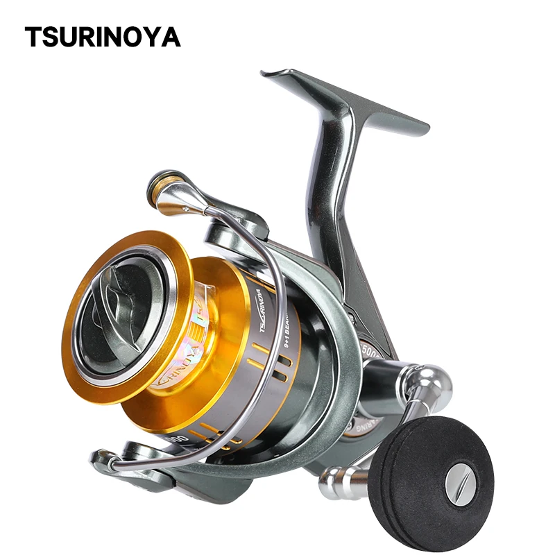 TSURINOYA FS 4000 5000 спиннинговая Рыболовная катушка с запасной катушкой 9 + 1BB