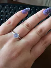 Clásico seis garra anillo de Color dorado AAA Austria anillos de boda con cristal para novia regalo de Navidad joyería de las mujeres, anillo de compromiso
