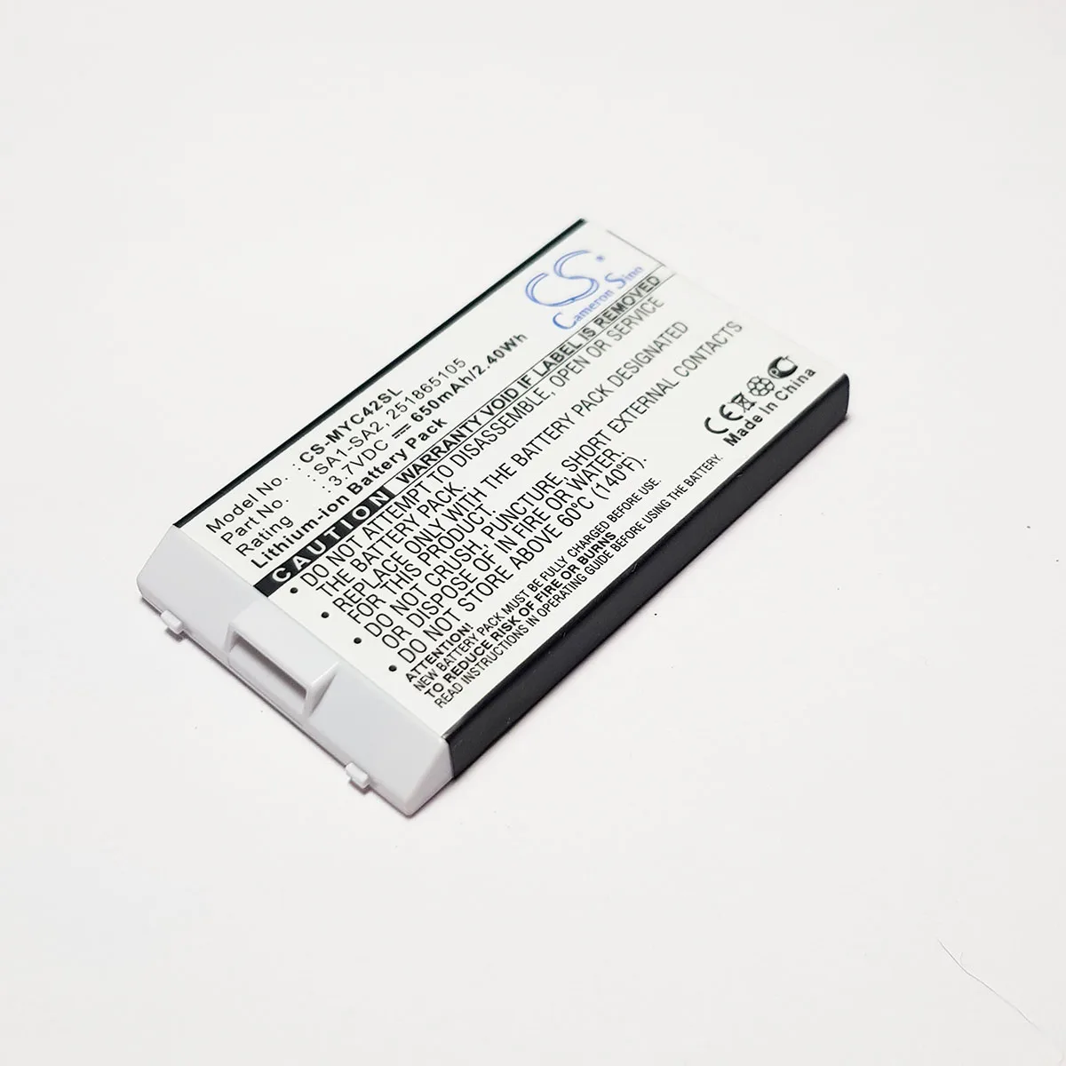 Premium Battery for Sagem MY-X3, SA-SNX, MY-X5, MYX3D, MYX5, 188973731, 25116522