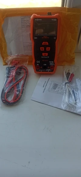 Отзыв о товаре Цифровой мультиметр RICHMETERS RM113G, 6000 отсчетов, автоматический измеритель напряжения постоянногопеременного тока, Бесконтактный индикатор непрерывности, RM113ADE с магнитом от пользователя D***v
