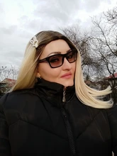 HENRY MARGU-pelucas sintéticas rectas, color negro y marrón, con resalte para mujeres, parte media, longitud del hombro, pelo Bobo resistente al calor