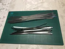 Stainless-Steel Cable-Ties Heat-Straps Zip-Wrap METAL EXHAUST 10PCS Induction-Pipe 250/300/350/400mm