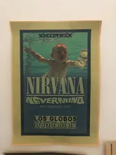 Cartel Vintage de Kurt Cobain dormitorio Kraft Rock orquesta cartel con pintura decorativo cartel retro 40*30cm