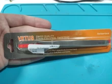 Pinzas para pestañas postizas profesionales 6A-SA, extensión y volumen de pestañas, pinzas para las cejas, herramientas de maquillaje, 1 unidad
