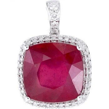 

Sargon Jewelry pendant with Ruby and white gold diamonds