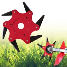High Hardness 3/4/5/6 Teeth Blade Trimmer Head 65Mn Brush Cutter Blade for Lawnmower Grass Sharper Mowers Garden Tools Durable