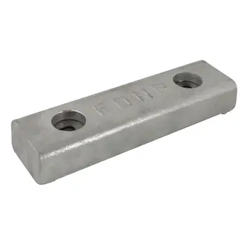 

Zinc polipodio anode, rectangular, for housing, 300mm. ZX008