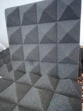 Espuma acústica de estudio insonorizada Panel de tratamiento de absorción de sonido piramidal, esponja protectora de azulejos, 4/8/12/24 Uds., 250x250x50mm, 7 colores