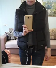 2019 Otoño Invierno mujeres chaleco mandarín collar sin mangas abrigo corto mujeres chaqueta chaleco femenino de talla grande chalecos para mujer