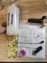 Boquilla de espuma para generador de Karcher K2 K3 K4 K5 K6 K7, arandela de alta presión para coche