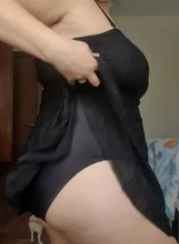 Swimwear Women Skirt Monokini Black Plus-Size Sexy with Bathsuit XXXL Mush