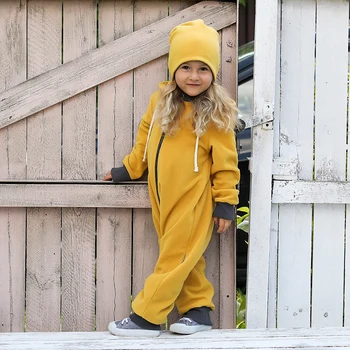 

Фкм-Gore fleece jumpsuit zipper "mustard"