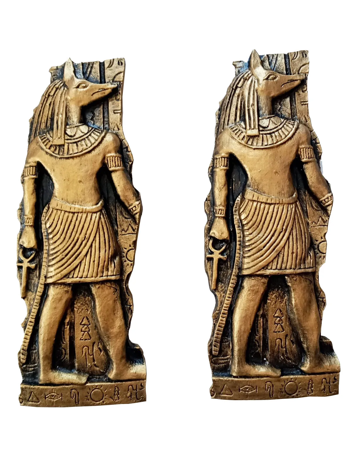 

Anubis Death God Of Ancient Egypt Wall Trinket Set