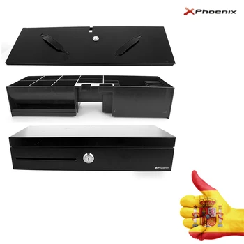 

CAJON PORTAMONEDAS VERTICAL Automatic Electric PHOENIX 46X17 TPV Black