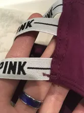 QIWN-bragas deportivas sin costuras para mujer, ropa interior Sexy con letra rosa, lencería cintura baja, Tanga de Yoga