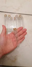 Clear Vials Glass-Bottles Cork Gifts Empty Wedding Small Home-Decoration for Holiday