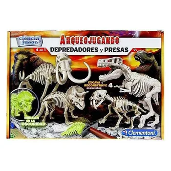 

Science Game Arqueojugando Depredadores y Presas 4in1 Clementoni (ES) (42 x 29 x 6,5 cm)