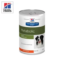 Влажный диетический корм для собак Hill's Prescription Diet Metabolic способствует снижению и контролю веса, с курицей 370г*12