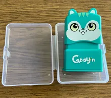 Sello personalizado para bebé, niño y niña, Juguetes DIY para niño, pegatina personalizada, sello de nombre, ropa de estudiante, capítulo No se destiñe, seguridad 00