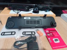 4G cámara de salpicadero de 12 pulgadas espejo retrovisor para coche ADAS Android 8,1 FHD Auto Recorder GPS navegación cámara de salpicadero era vista trasera del coche del espejo DVR