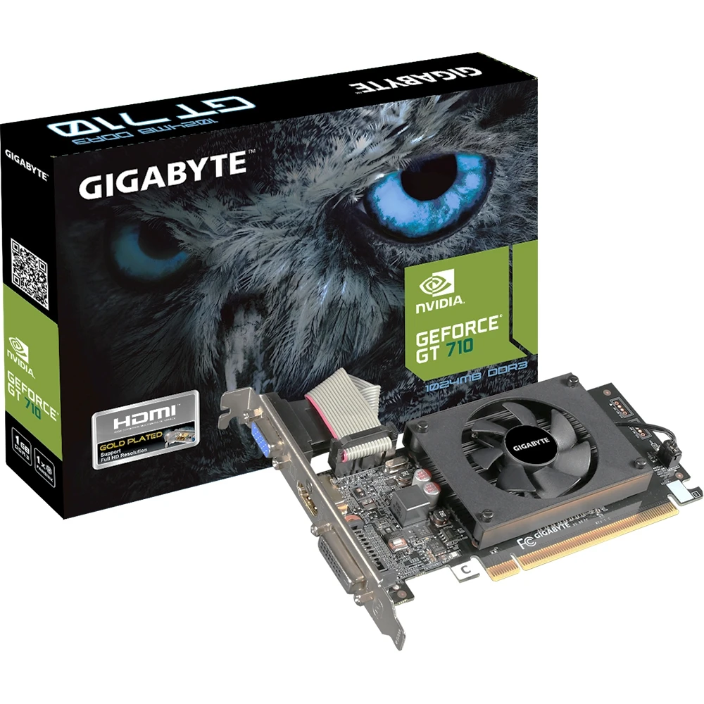 Graphics Card Gigabyte NVIDIA GeForce GT 210 1024MB 1200MHz 64 bit RTL  [GV-N210D3-1GI] - AliExpress