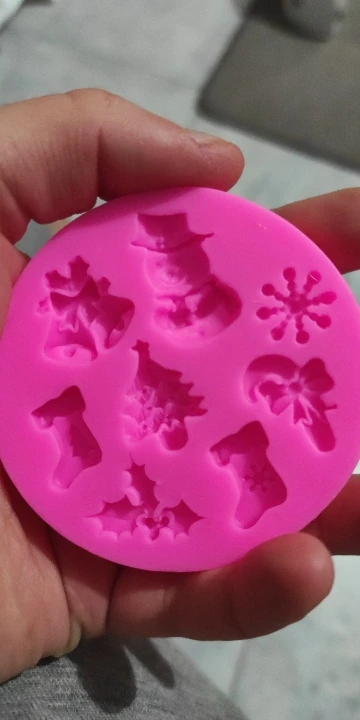 Christmas Cake Decorating Silicone Mold photo review