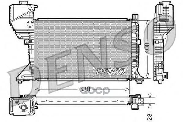 Радиатор Системы Охлаждения Denso арт. DRM17015