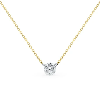 

Gold necklace with diamonds sunlight sample 585 test