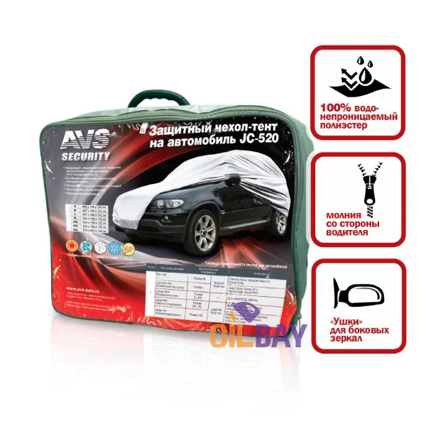 457х185х145см Защитный чехол-тент на джип AVS JC-520 M/L/XL/2XL/3XL/4XL - Название цвета: 457х185х145см