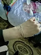 2020 oro nuevo Metal aleación flecha enlace cadena brazalete torcido nuevo tres capas romántico abierto brazalete/pulsera Set para mujeres