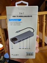 Multi USB 3.0 hub type C adapter to HDMI Gigabit Ethernet Rj45 Lan for Macbook Pro Air