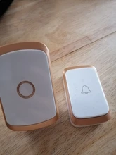 Timbre de seguridad inteligente para el hogar, inalámbrico, a prueba de agua, con control remoto de 300M, enchufe europeo, británico y estadounidense