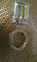 Fairy 2M 5M 10M Battery Operated LED Silver Wire String Lights For Wedding Christmas