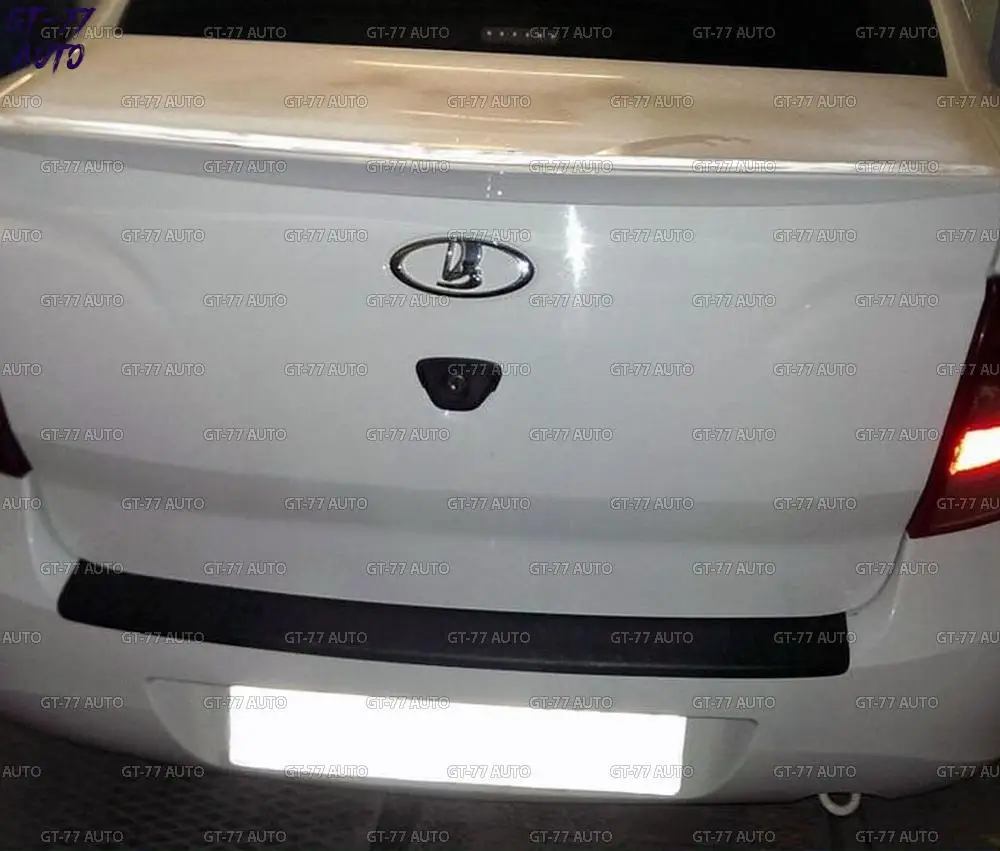 Защитная накладка на задний бампер для Lada Granta SEDAN 2011- защитный молдинг внешний материал ABS пластик Стайлинг тюнинг pad