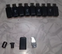 Conector macho de 5 pines para soldadura, Micro USB, cargador 5P, toma de carga trasera 4 en 1, blanco y negro, 10 Uds.