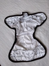 [Simfamily]-cubierta de pañal de tela ajustable lavable, doble fuelle, PUL, traje con pañal de bebé de 3 a 15kg, 1 ud.