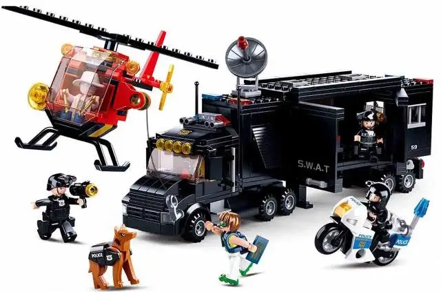 Designer Sluban police. Trailer Special Forces 540 children. | Игрушки и хобби
