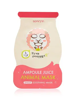 

Ампульная moisturizing mask with goat milk, scinic ampoule juice animal mask (sheep)