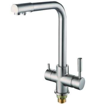 

FRAP f4352-5 satin mixer kitchen with water filter connection