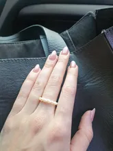 FFLACELL alta calidad Natural de agua dulce perla Multi-Cuentas anillo dedo joyería continuo círculo minimalista anillo de fiesta joyería