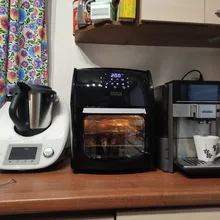 MIUI 10L/12.7QT Electric Air Fryer Oven MI-CYCLONE Rotisserie Dehydrator LED Large Capacity