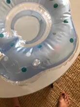 Flotador inflable de seguridad para bebé, flotador de cuello para bebé, círculo grueso, flotador de cuello, accesorios de piscina, accesorios de baño