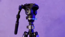 Trípode para cámara de vídeo MT70, Base de soporte monopié para videocámara Digital DSLR con tapa rápida y hebilla, cabezal fluido, tazón panorámico de Media bola