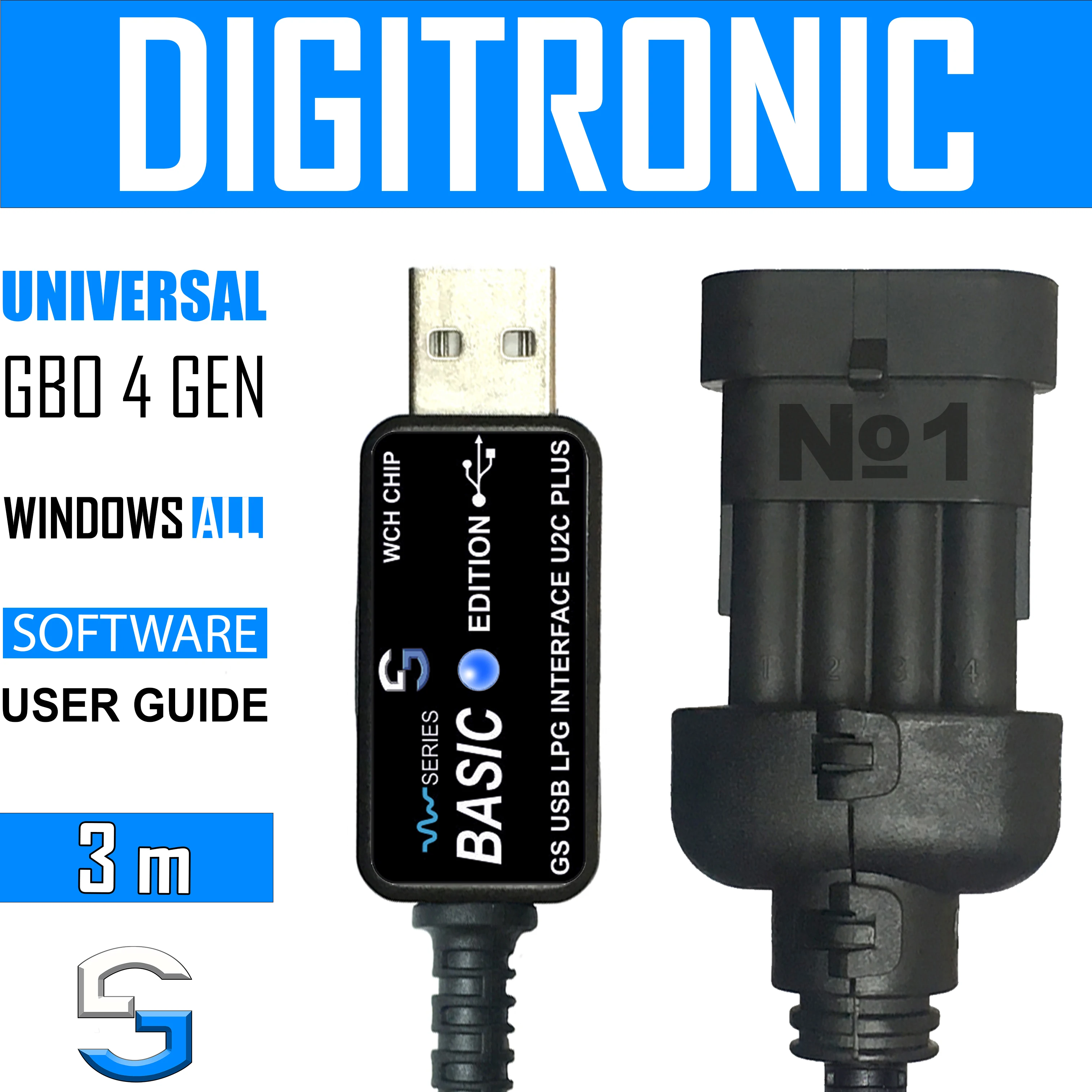 Кабель для подключения к ГБО 4 DIGITRONIC / IQ 3D MAXI 2 POWER MP6C 2568 OBD/ MP 32 48 DGI evolution |