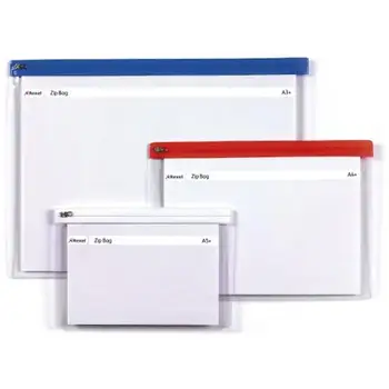 

Envelope C/zipper assorted colors A4