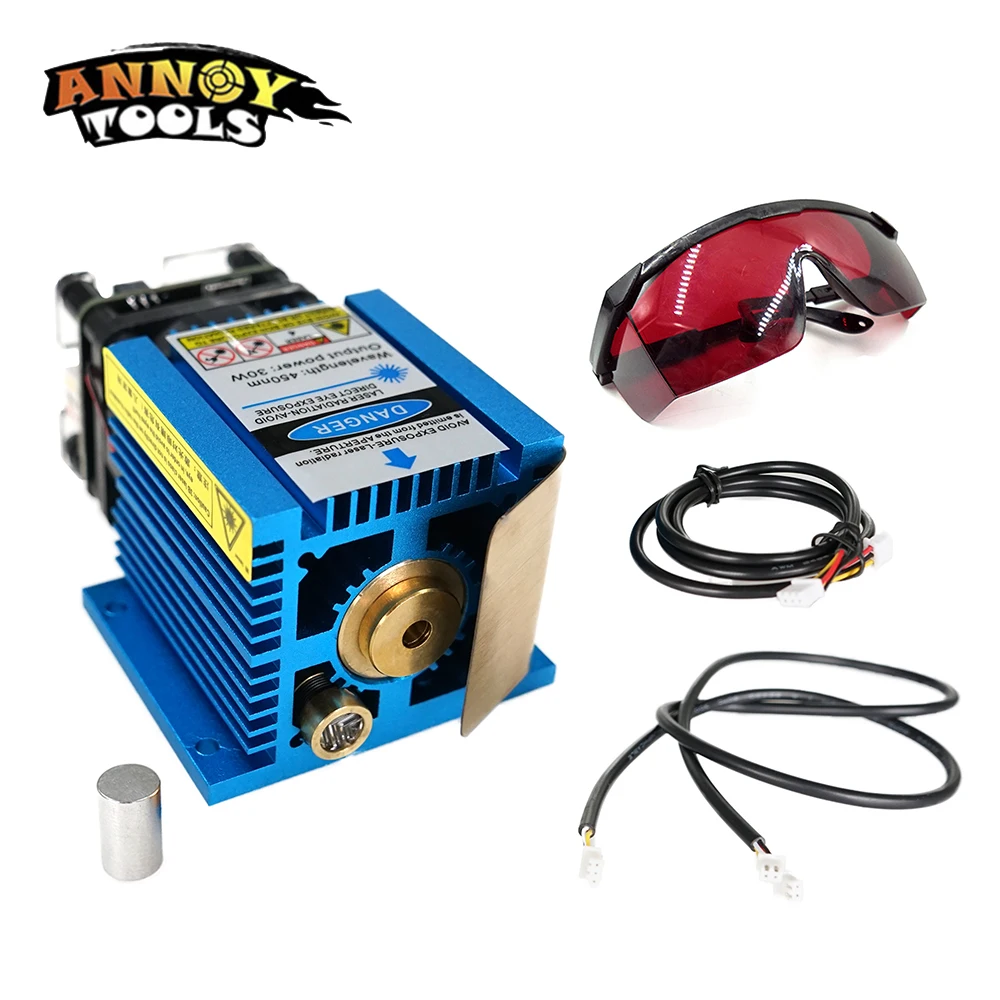 Laser CNC Laser Module 15W/30W/40w Blue Laser Tube with PWM Laser Cutter for CNC milling machine  Carve and Cutting